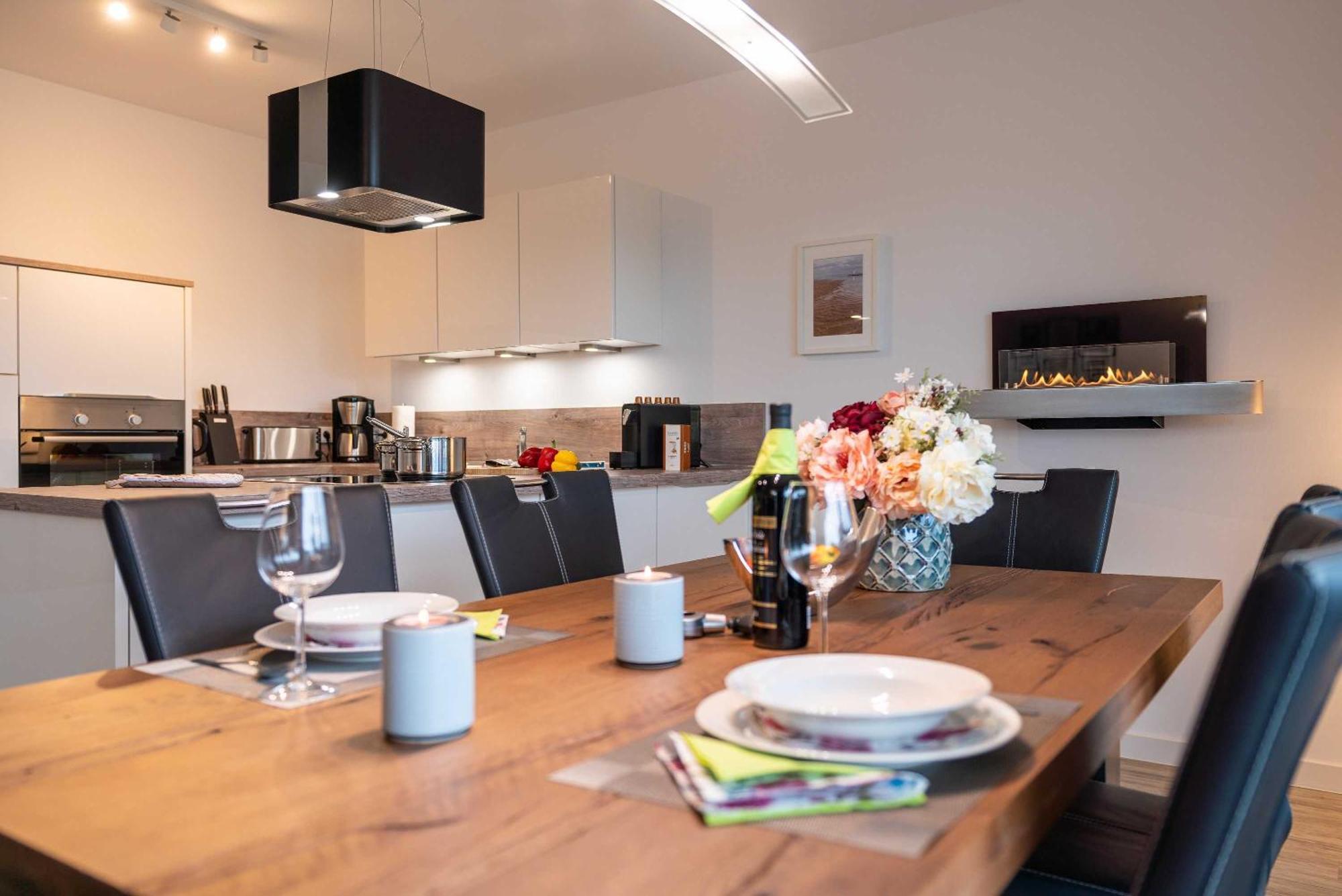 Appartement "Diamant" Mit Penthouseflair - Oase Am Haff Garz  Phòng bức ảnh